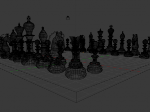 Chess Set 003 3D मॉडल