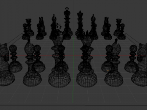 Chess Set 003 3D मॉडल