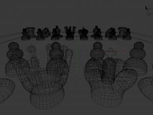 Chess Set 004 3D Модель
