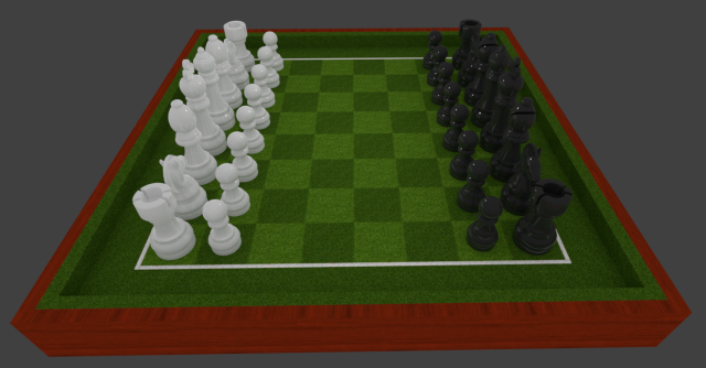 Chess Set 005 3D Model .c4d .max .obj .3ds .fbx .stl .blend 