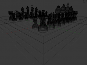 Chess Set 005 3D Model