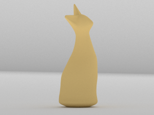 Cat Sculpture 001 3D प्रिंट मॉडल