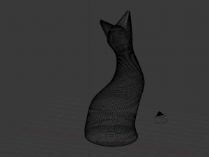 Cat Sculpture 001 Modèles 3D en vedette