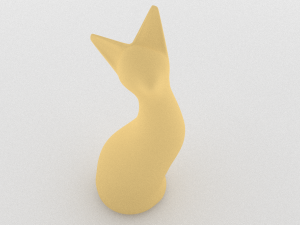 Cat Sculpture 001 Modèles 3D en vedette