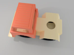 Toy truck 001 3D Print Model