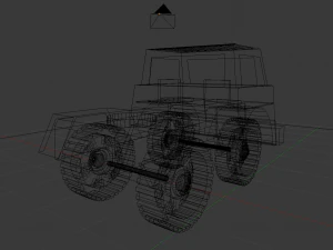 Toy truck 001 3D Print Model