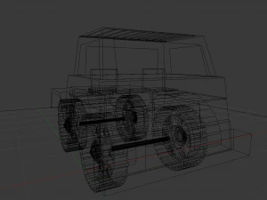 Toy truck 001 3D Print Model