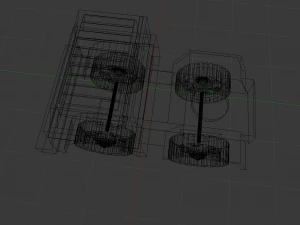 Toy truck 001 3D Print Model