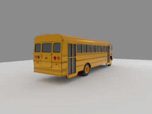 Vintage Bus 001 3D Model