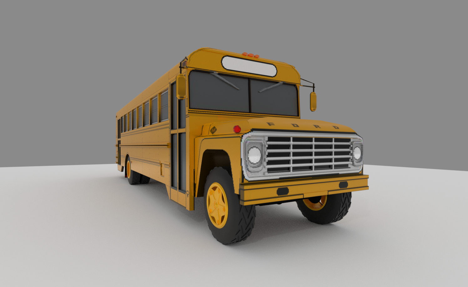 Vintage Bus 001 3D Модель In Автобус 3DExport