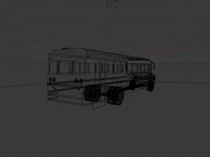 Vintage Bus 001 3D Model
