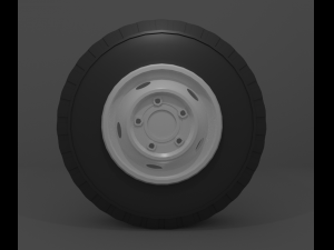 Car wheel 001 3D 模型