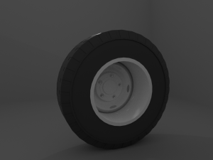 Car wheel 001 3D 模型