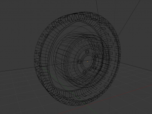Car wheel 001 3D 模型
