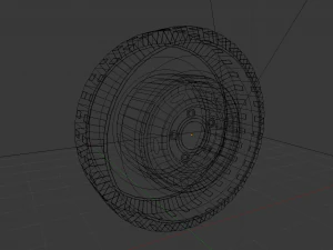Car wheel 001 3D Model