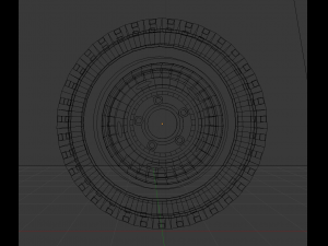 Car wheel 001 3D 模型