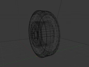 Car wheel 001 3D Model