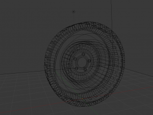 Car wheel 001 3D 模型