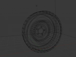 Car wheel 001 3D Model