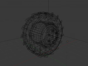 Autorad 002 3D Modell