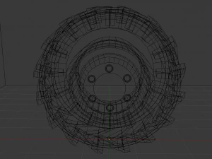 Autorad 002 3D Modell