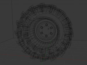 Autorad 002 3D Modell