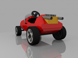 Pedal Kart 001 3D Model