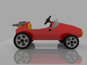 Pedal Kart 001 3D Model
