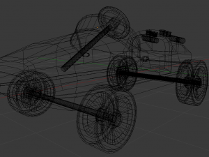 Pedal Kart 001 3D Model