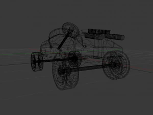 Pedal Kart 001 3D Model