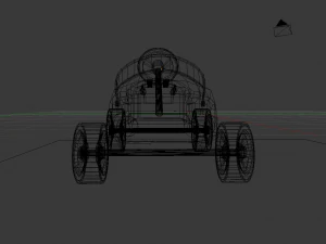 Pedal Kart 001 3D Model