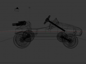 Pedal Kart 001 3D Model