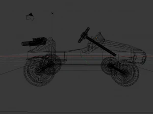 Pedal Kart 001 3D Model