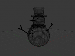 Snowman 001 Modello 3D