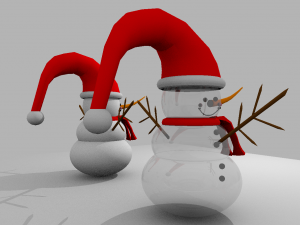 Snowman 002 3D Модель