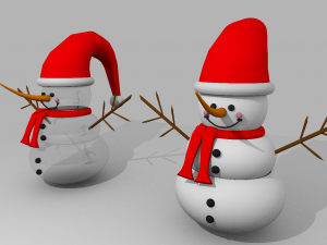 Snowman 002 3D Модель