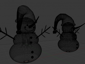 Snowman 002 3D Модель