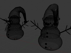 Snowman 002 3D Модель