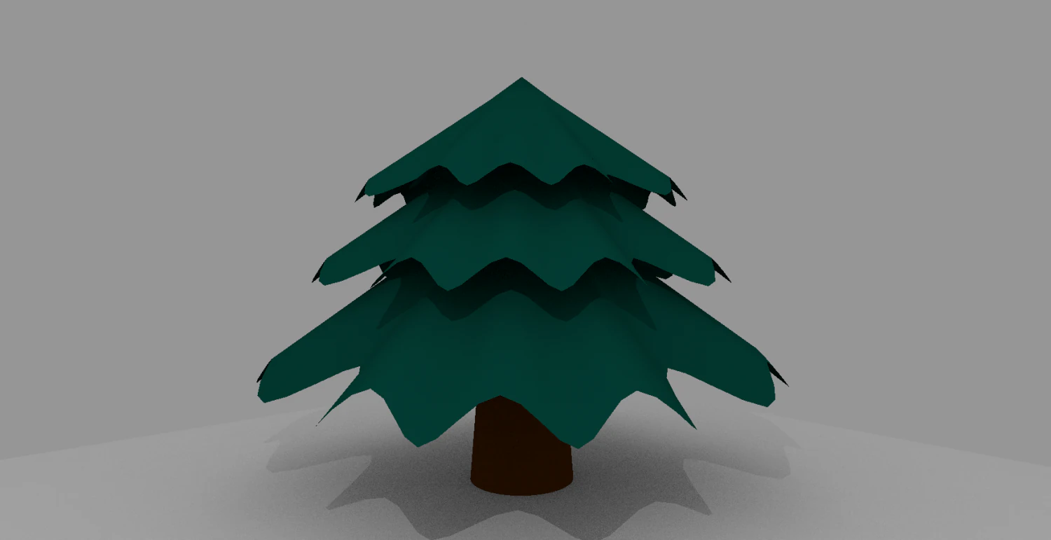 Christmas tree 001 3D Model .c4d .max .obj .3ds .fbx .stl .blend 