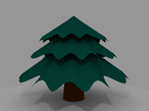 Pohon Natal 001 Model 3D