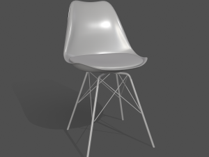 Chaise Noir Modèle 3D