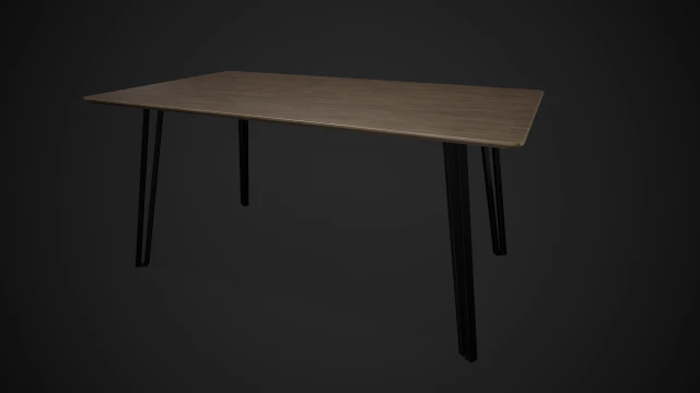 Tavolo da pranzo Modello 3D .c4d .max .obj .3ds .fbx .stl .blend 