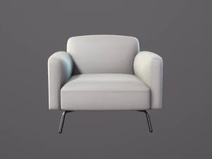 Single Sofa 3D Model