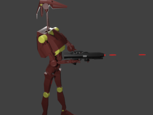 Droid from star wars cinematic universe 3D Model