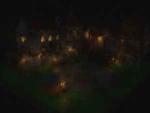Foggy night 3D 模型