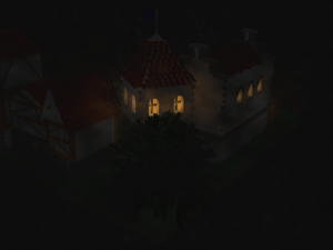 Foggy night 3Dモデル
