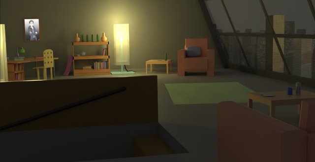 Room 3Dモデル .c4d .max .obj .3ds .fbx .stl .blend 