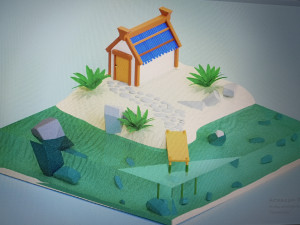 House on beach 3D Models