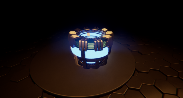 Iron man reactor Inspired 3Dモデル .c4d .max .obj .3ds .fbx .stl .blend 