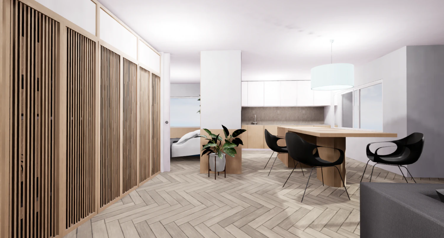 JS House Interior design 3D Model .c4d .max .obj .3ds .fbx .stl .blend